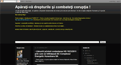 Desktop Screenshot of aparati-va-drepturile.blogspot.com