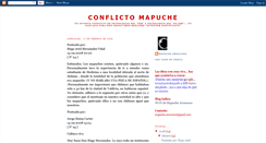 Desktop Screenshot of conflictomapuche.blogspot.com