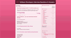 Desktop Screenshot of devloper-question-ans.blogspot.com