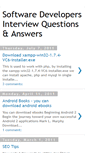 Mobile Screenshot of devloper-question-ans.blogspot.com