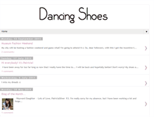 Tablet Screenshot of mydancinshoes.blogspot.com