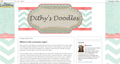 Desktop Screenshot of dithysdoodles.blogspot.com