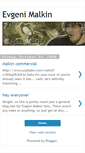 Mobile Screenshot of evgeni-malkin.blogspot.com