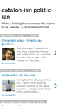 Mobile Screenshot of catalonianpolitician.blogspot.com