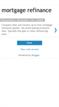 Mobile Screenshot of mortgage-refinance-123.blogspot.com