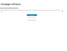 Tablet Screenshot of mortgage-refinance-123.blogspot.com