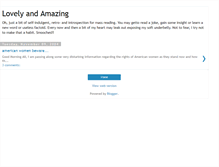 Tablet Screenshot of iamlovelyandamazing.blogspot.com