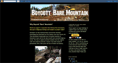 Desktop Screenshot of baremountain.blogspot.com