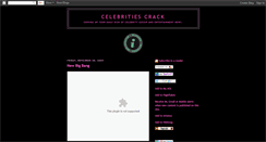 Desktop Screenshot of celebritiescrack.blogspot.com