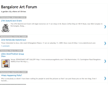 Tablet Screenshot of bangaloreartforum.blogspot.com