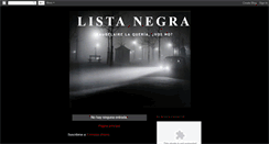 Desktop Screenshot of listanegrauca.blogspot.com