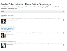 Tablet Screenshot of bandarpokerjakarta.blogspot.com