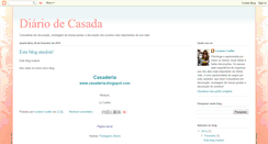 Desktop Screenshot of diariodecasada.blogspot.com