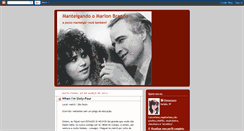 Desktop Screenshot of manteigandomarlonbrando.blogspot.com