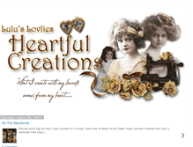 Tablet Screenshot of luluslovliesheartfulcreations.blogspot.com