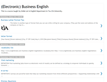 Tablet Screenshot of businessenglish2010.blogspot.com