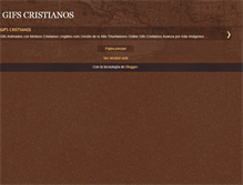 Tablet Screenshot of gifscristianos.blogspot.com