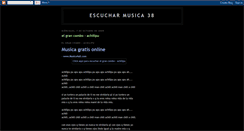 Desktop Screenshot of escucharmusica-38.blogspot.com