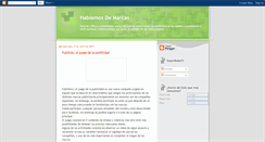 Desktop Screenshot of hablemosdemarcas.blogspot.com