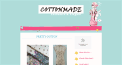 Desktop Screenshot of cottonmade.blogspot.com