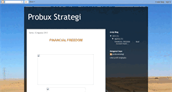 Desktop Screenshot of probuxstrategi.blogspot.com