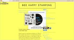 Desktop Screenshot of beehappystamping.blogspot.com