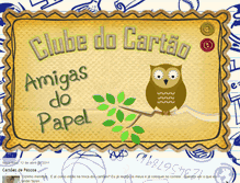 Tablet Screenshot of clubedocartaoamigasdopapel.blogspot.com