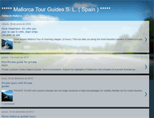 Tablet Screenshot of mallorcatourguides.blogspot.com