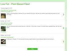 Tablet Screenshot of lfplantbased.blogspot.com