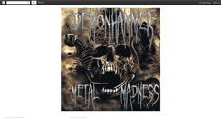 Desktop Screenshot of demonhammer-metalmadness.blogspot.com