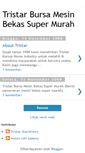 Mobile Screenshot of bursa-mesin-tristar-bekas-super-murah.blogspot.com