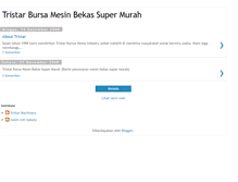 Tablet Screenshot of bursa-mesin-tristar-bekas-super-murah.blogspot.com