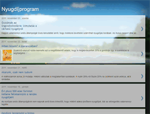 Tablet Screenshot of lesznyugdijam.blogspot.com