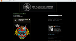 Desktop Screenshot of lospantalonesmuertos.blogspot.com