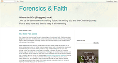 Desktop Screenshot of forensicsandfaith.blogspot.com