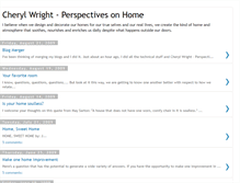 Tablet Screenshot of cherylwright-home.blogspot.com