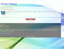 Tablet Screenshot of genserholidays.blogspot.com