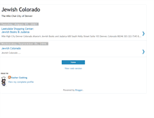 Tablet Screenshot of jewishcolorado.blogspot.com