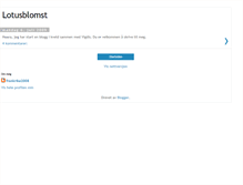 Tablet Screenshot of lotusblomst.blogspot.com