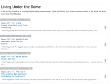 Tablet Screenshot of livingunderthedome.blogspot.com