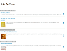 Tablet Screenshot of joiedevivreheather.blogspot.com