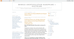 Desktop Screenshot of mobile-biometrics.blogspot.com