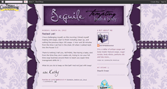 Desktop Screenshot of beguilesoaps.blogspot.com