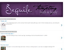 Tablet Screenshot of beguilesoaps.blogspot.com