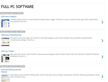 Tablet Screenshot of fullpcsoftware.blogspot.com