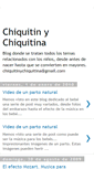 Mobile Screenshot of chiquitinychiquitina.blogspot.com