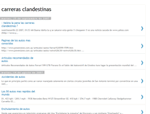 Tablet Screenshot of carrerasclandestinas-lanzahxel.blogspot.com