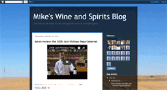 Desktop Screenshot of mikeswineandspiritsblog.blogspot.com