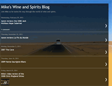 Tablet Screenshot of mikeswineandspiritsblog.blogspot.com