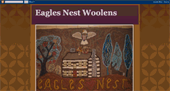 Desktop Screenshot of eaglesnestwoolens.blogspot.com